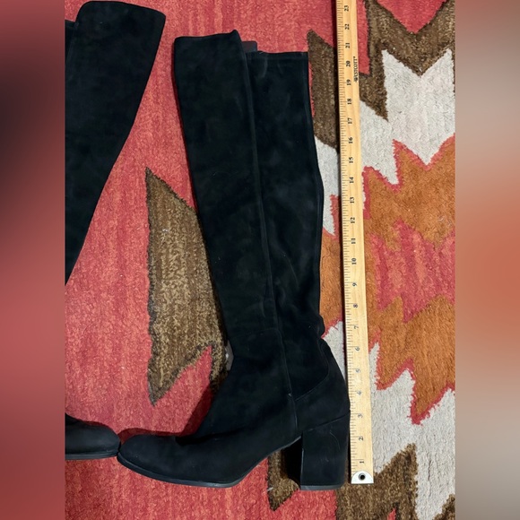 Stuart Weitzman 5050 Over The Knee Suede Block Heel Boots - Picture 8 of 8